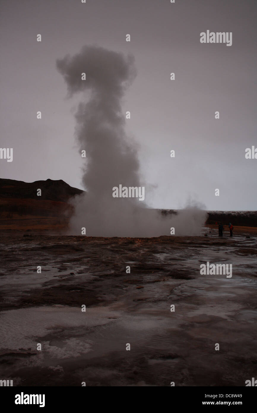 geyser in iceland Stock Photo - Alamy