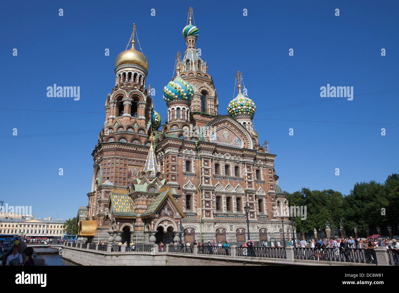 The Church of the Savior on Spilled Blood St. Petersburg, Russia Stock ...