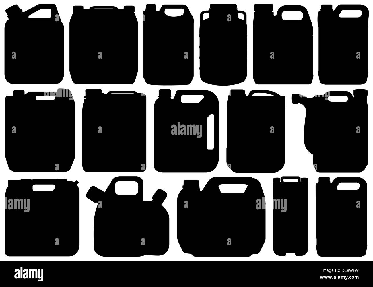 Different Types Of Canisters Stock Photo Alamy