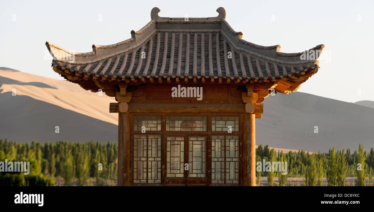 Dun Huang Silk Road Hotel; Jiuquan, Gansu, China Stock Photo