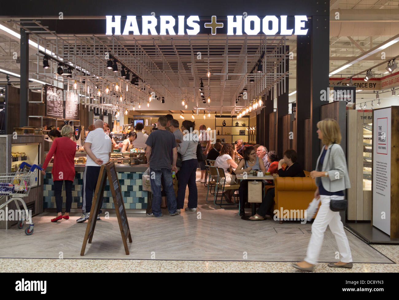 Harris & Hoole Coffee Shop Revamped Tesco Extra Hypermarket Watford