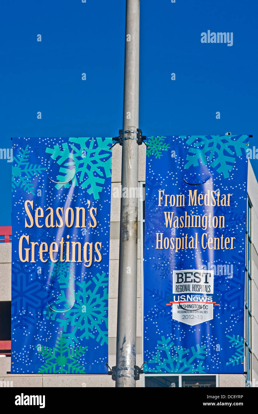 Medstar Washington Hospital Center Light Pole Banner In Washington
