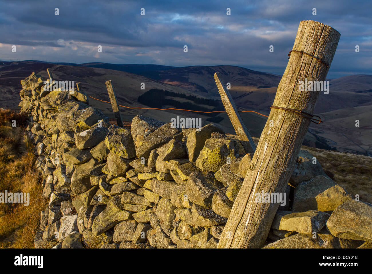 Lee Penn, Tweed Valley in the Scottish Borders Stock Photo