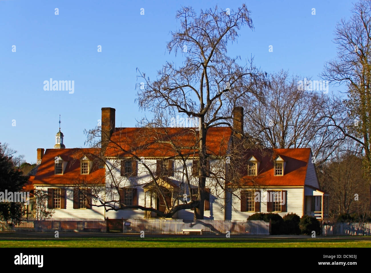 Saint Tucker House at Historic Colonial Williamsburg Virginia