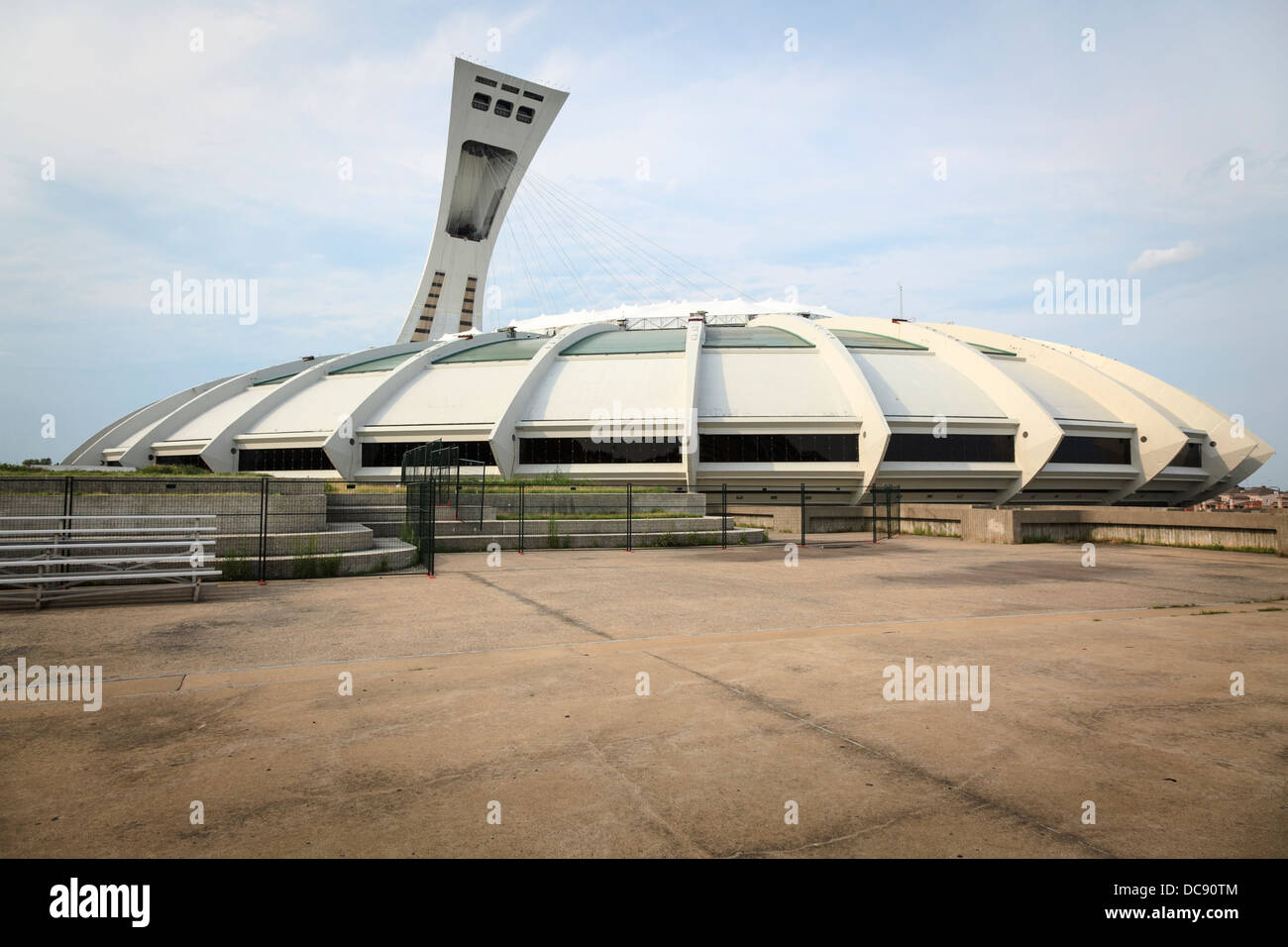 Olympic stadium of Montreal in Quebec Canada Stock Photo
