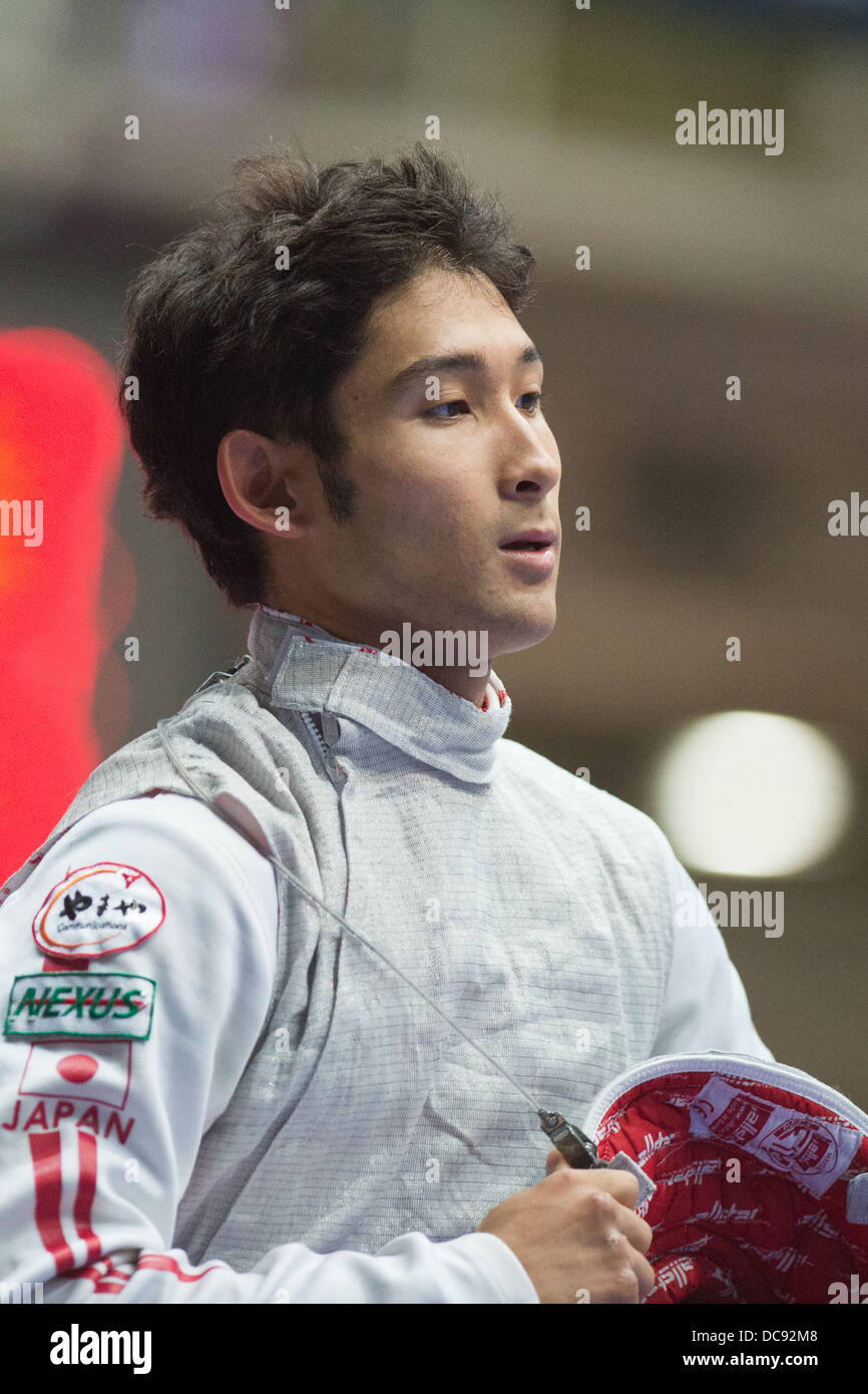 Budapest, Hungary. 12th Aug, 2013. Kenta Chida (JPN) Fencing World