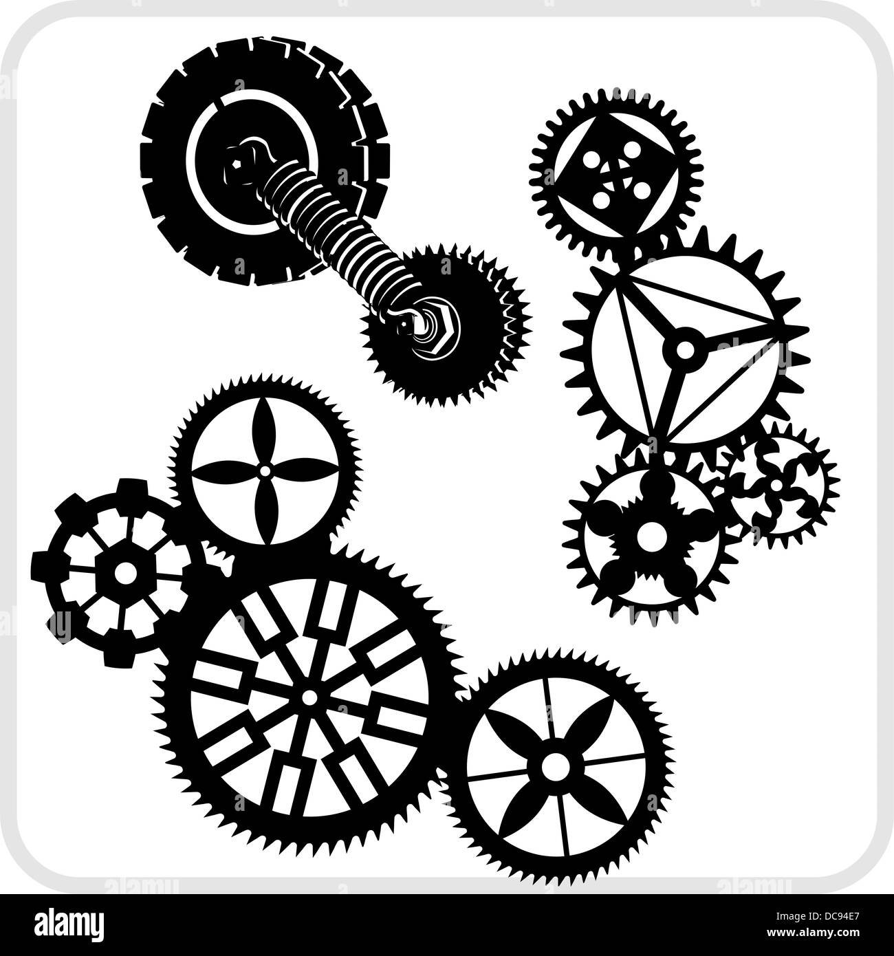 Gear Design vinylready illustration Stock Photo Alamy