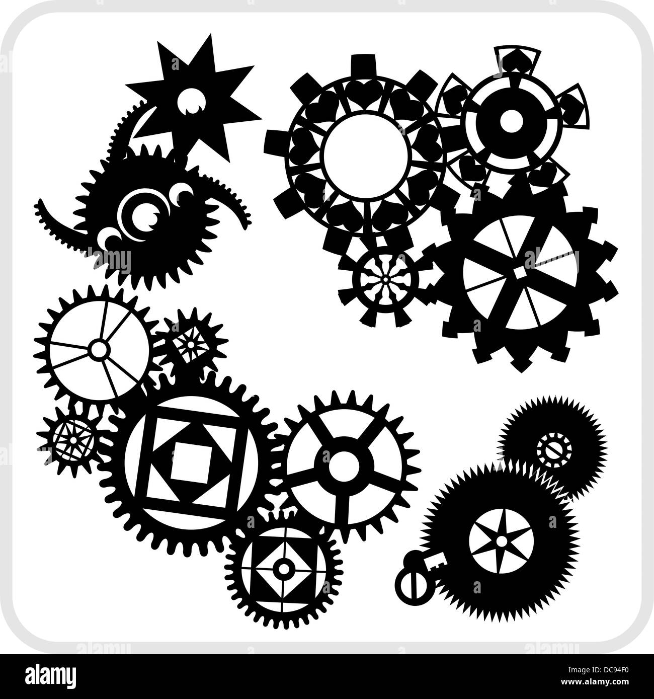 Gear Design vinylready illustration Stock Photo Alamy
