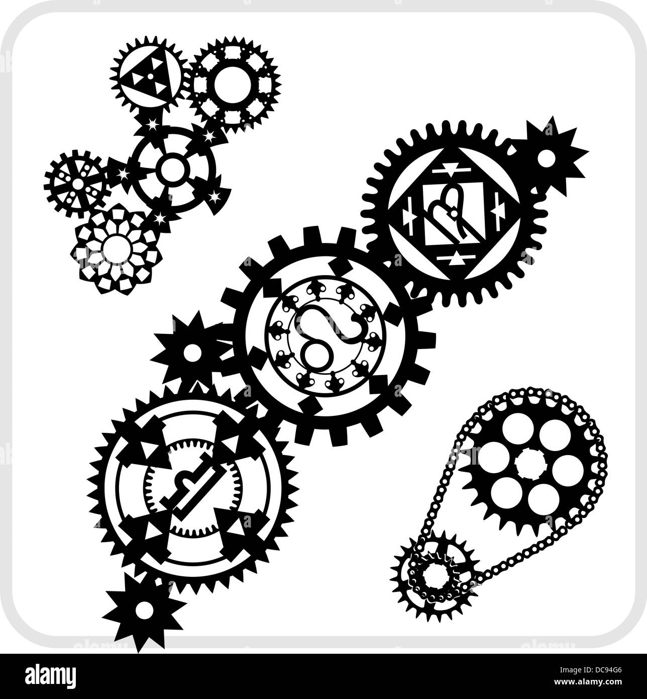 Gear Design vinylready illustration Stock Photo Alamy