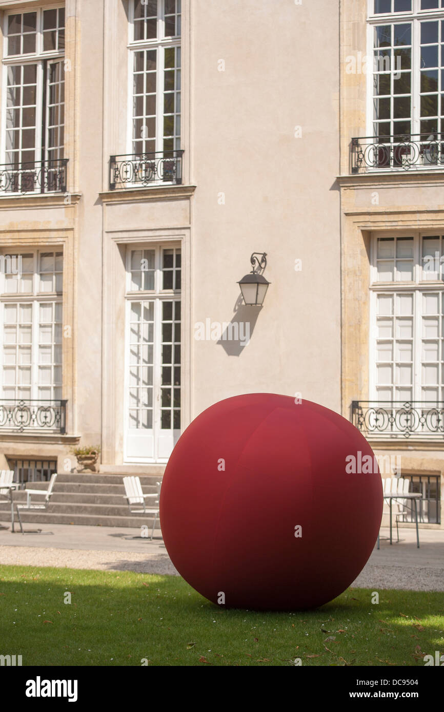 Anne Thulin exhibition at the Swedish Institute in Paris Stock Photo