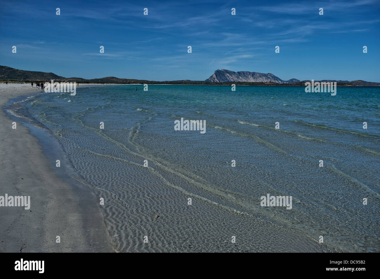 La Cinta Beach close to San Teodoro, Sardinia Stock Photo