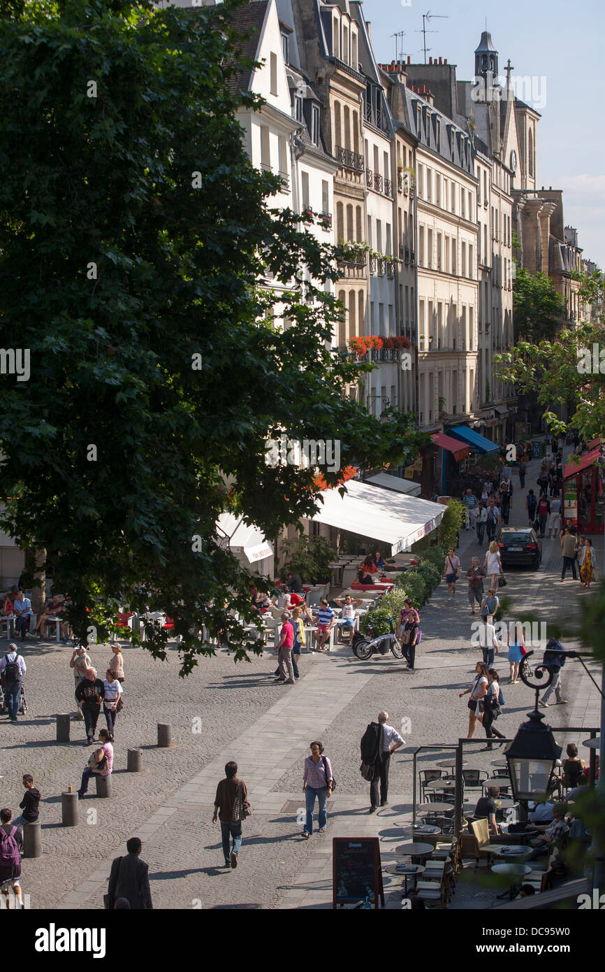 Rue SaintMartin, Paris, France Stock Photo Alamy