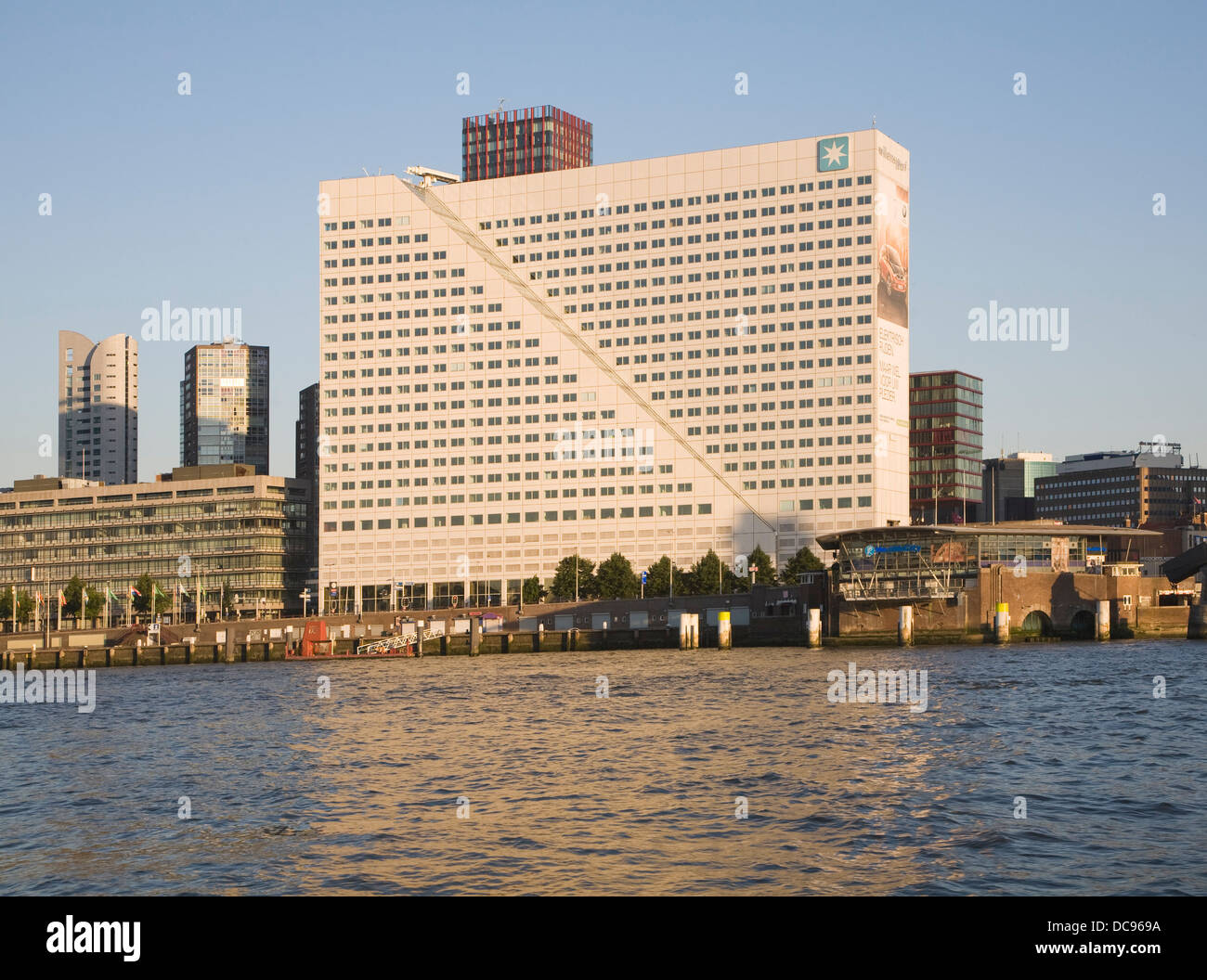 Nedlloyd office block Willemswerf Rotterdam Netherlands Stock Photo