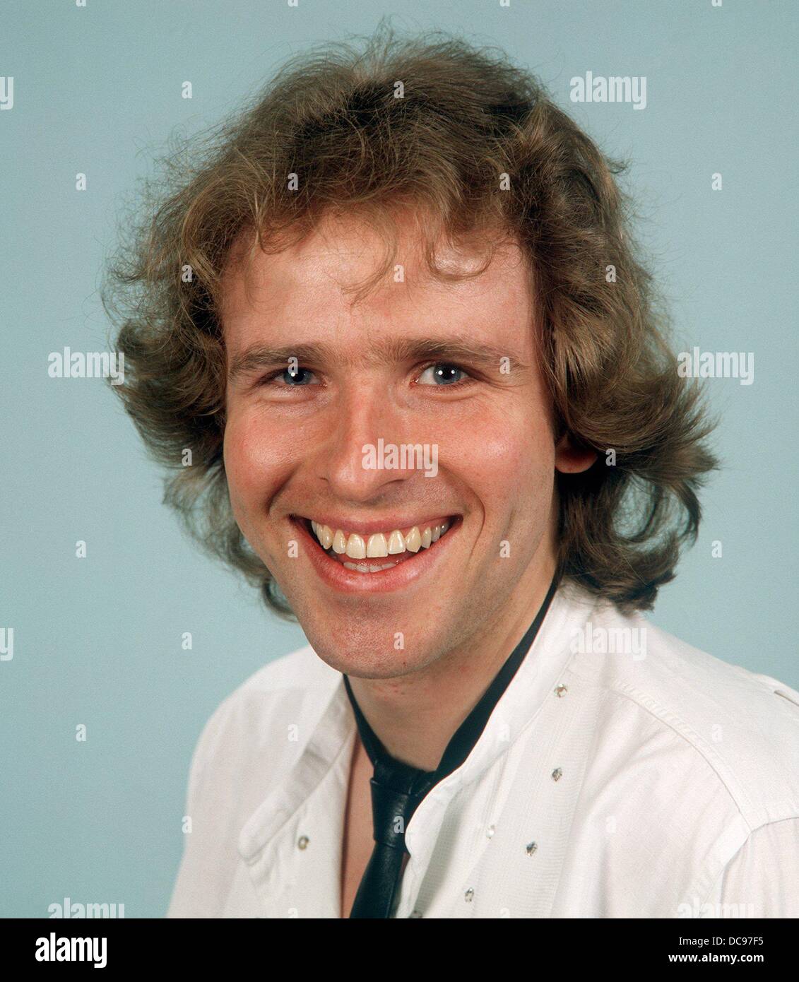 Picture of entertainer, actor and presenter Thomas Gottschalk from 1981 