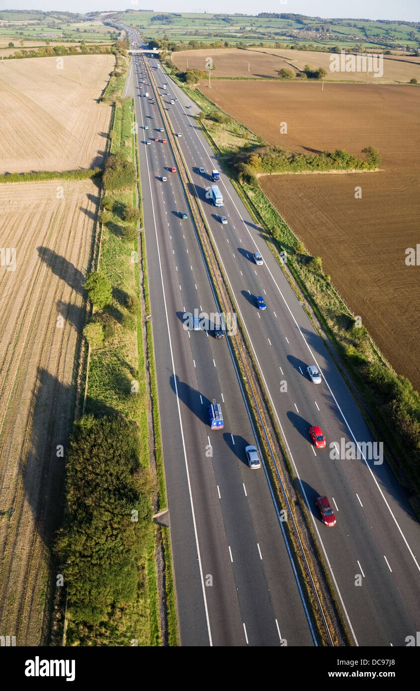 M4 motorway aerial hi-res stock photography and images - Alamy