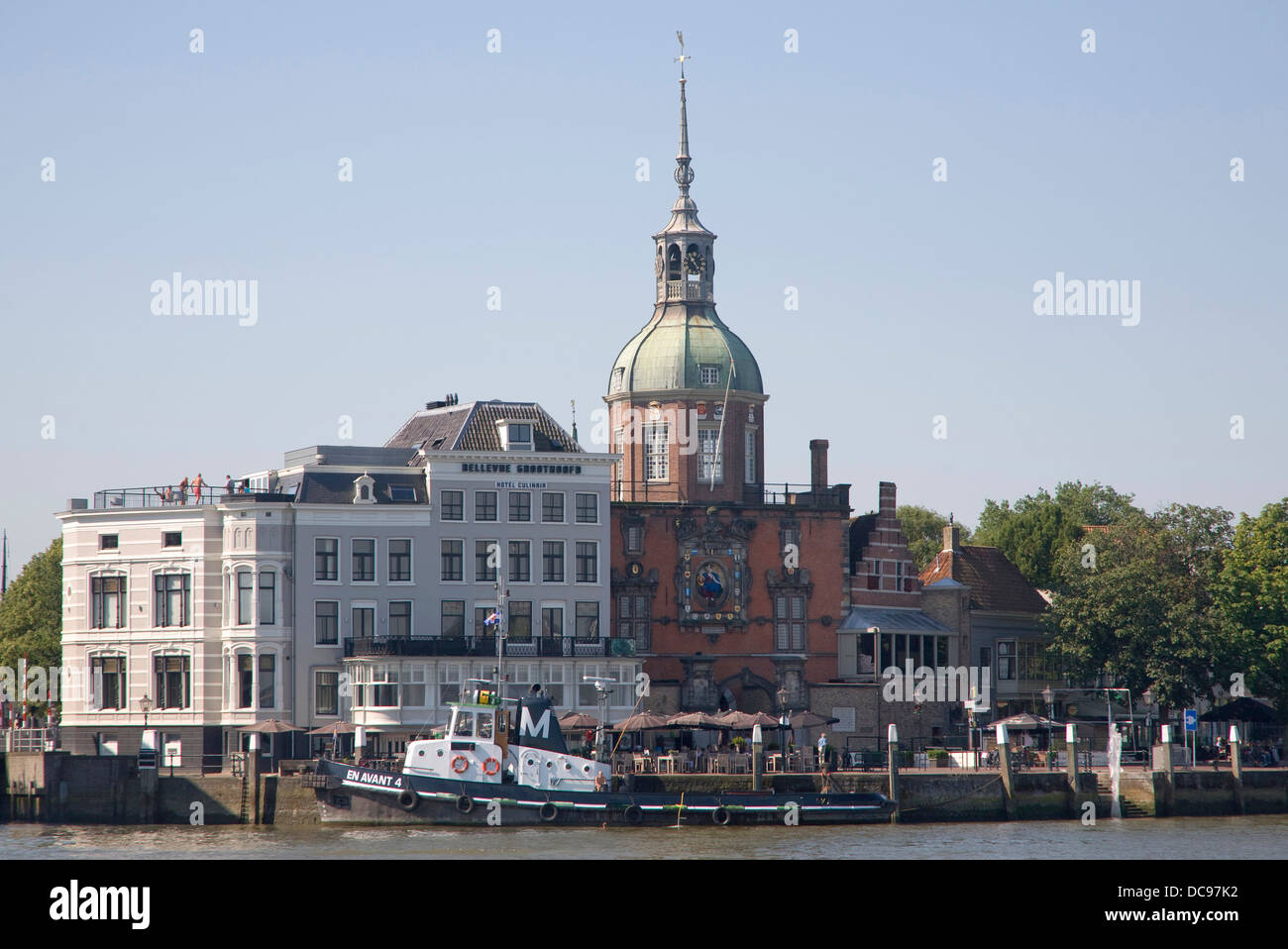 Groothoofdspoort Dordrecht Netherlands from the river Stock Photo