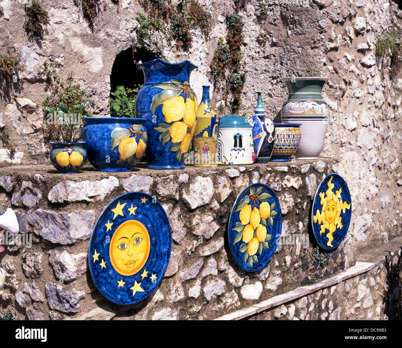 Ceramic shop ravello amalfi coast hires stock photography and images