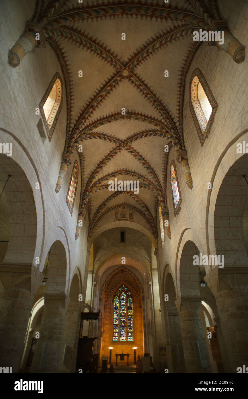 Ceiling of the Romainmôtier Priory Stock Photo - Alamy