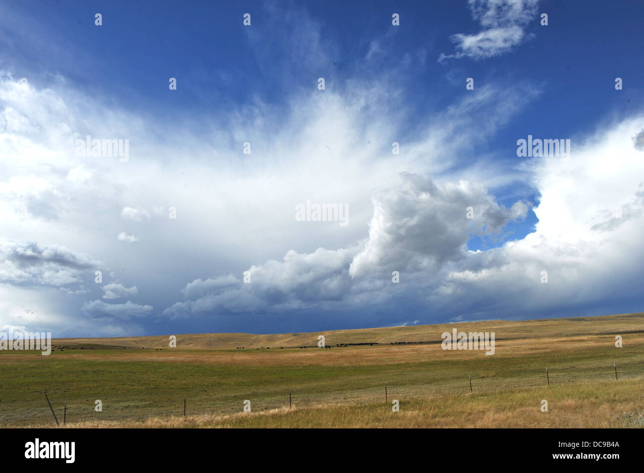 The Big SkY country of MONTANA-USA - once the wild west Stock Photo