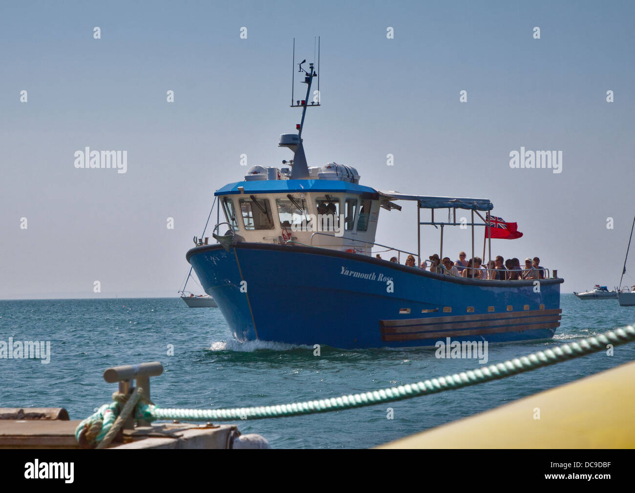 Tourist Boat Yarmouth Rose, The Needles, Isle of Wight, Hampshire