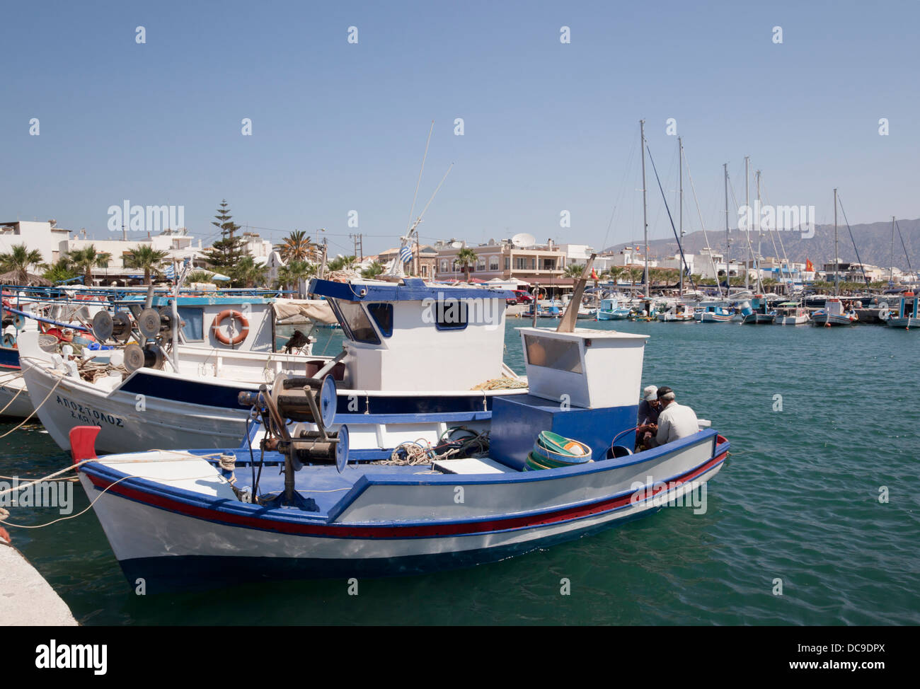 Fishing boats, Kardamena, Kos, Greece Stock Photo
