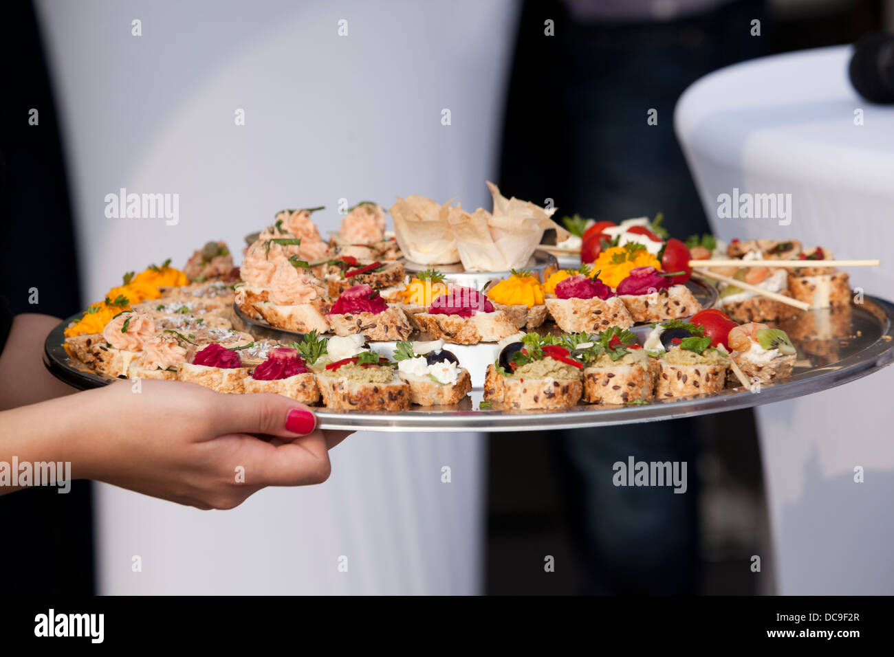 Finger serve hi-res stock photography and images - Alamy