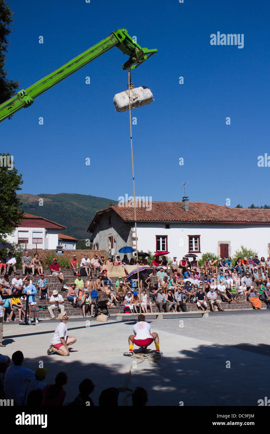 Basque Country Competition Strength Festival Stock Photos & Basque ...