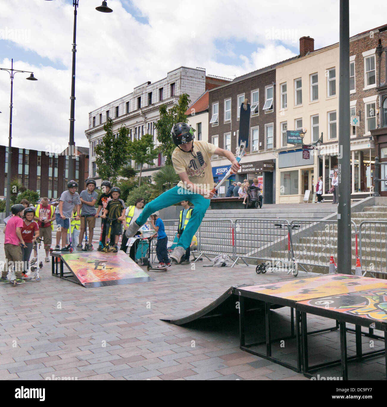 Darlington, Durham, UK. 13th Aug, 2013. Local Motion Sustainable ...
