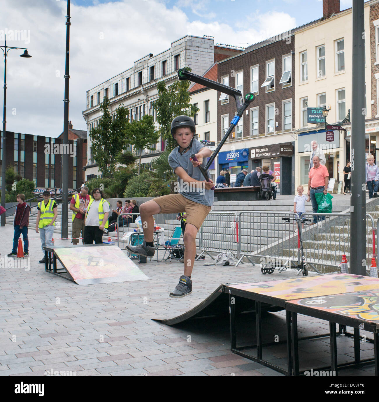Darlington, Durham, UK. 13th Aug, 2013. Local Motion Sustainable ...