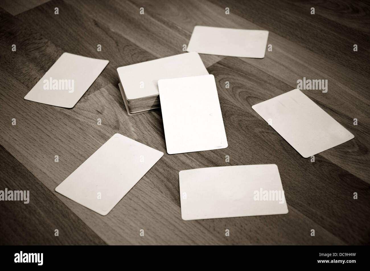 Stack of business cards with rounded corners Stock Photo - Alamy