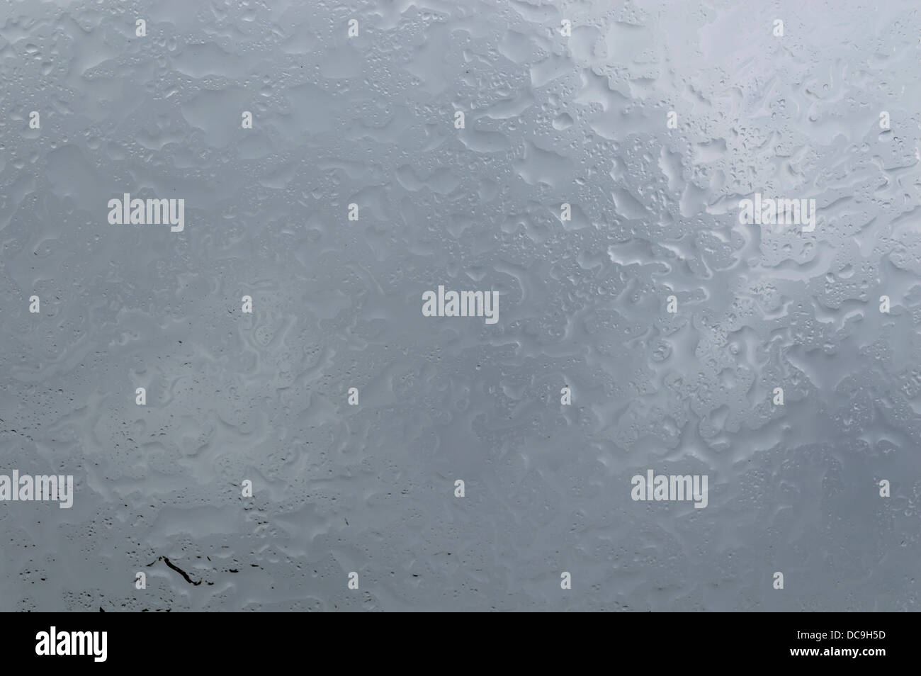 Droplets of water on window Stock Photo