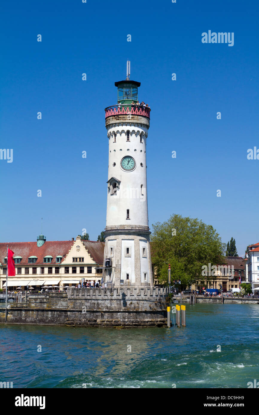 Lighthouse of Lindau in Lake Constance, Germany Stock Photo Alamy