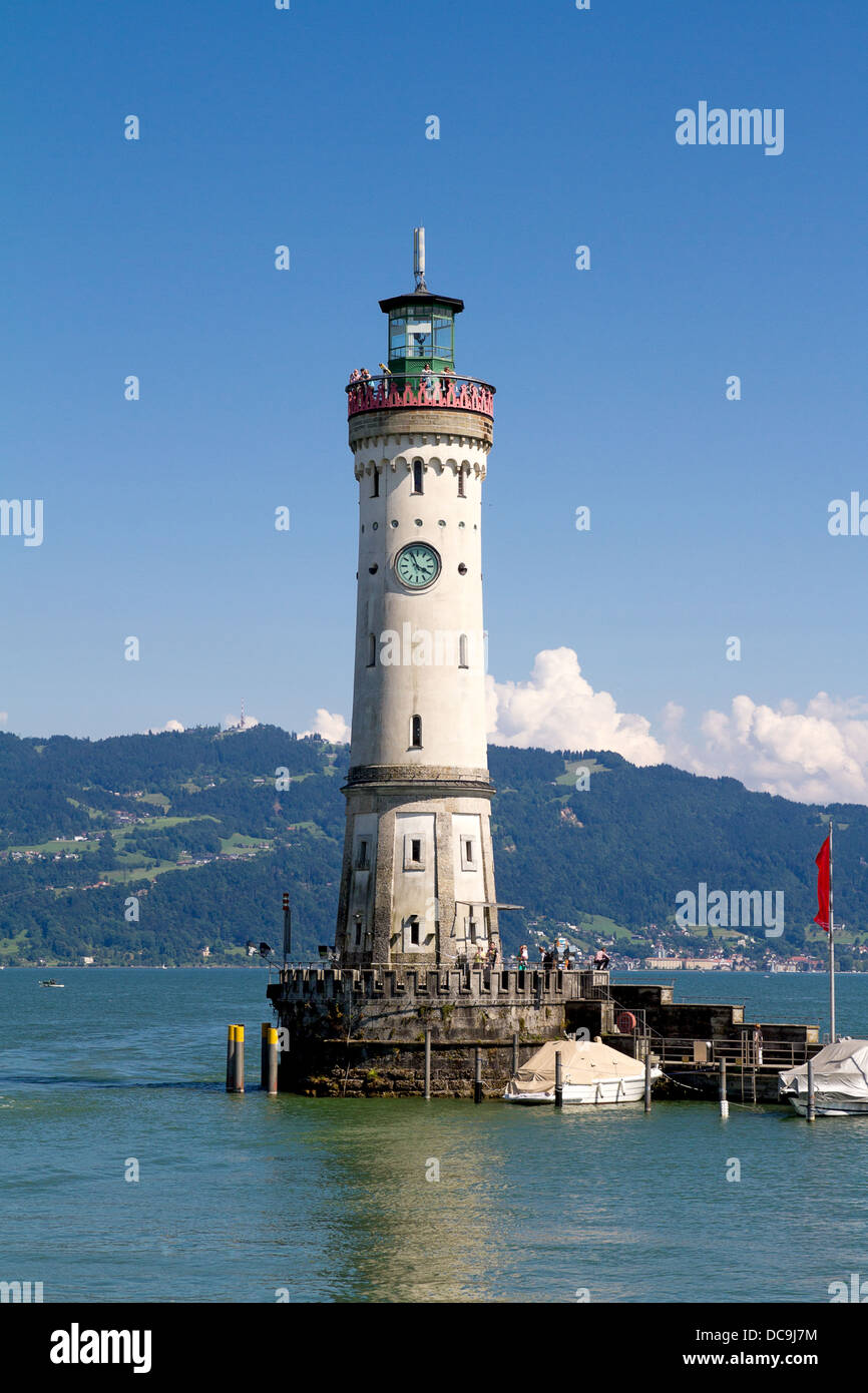 Lighthouse of Lindau in Lake Constance, Germany Stock Photo Alamy