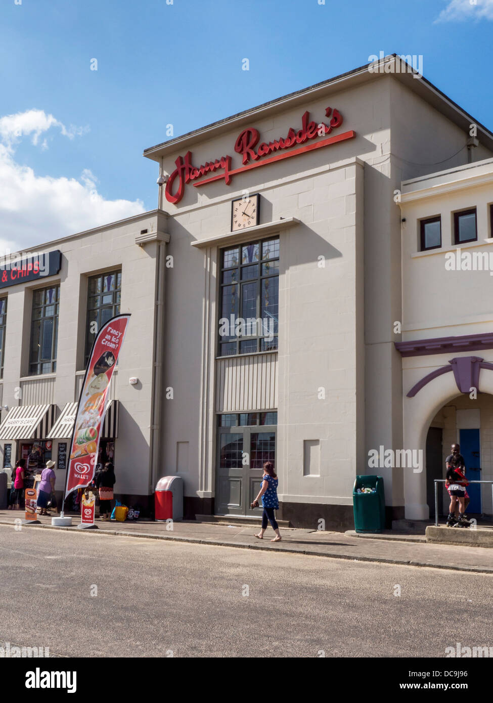 Harry Ramsdens, famous fish and chip restaurant Bournemouth, Dorset