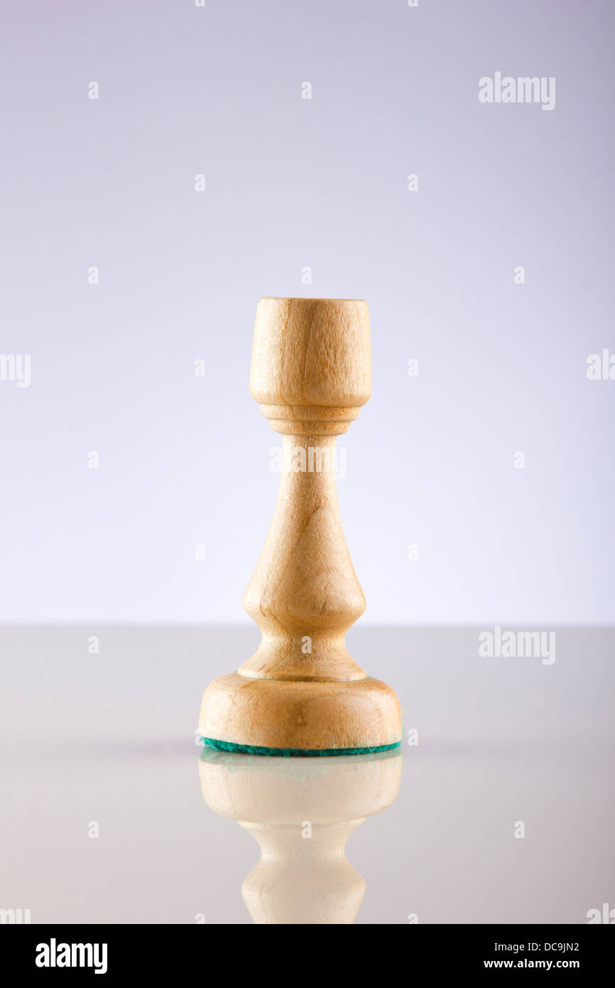 Chess rook on light background Stock Photo - Alamy