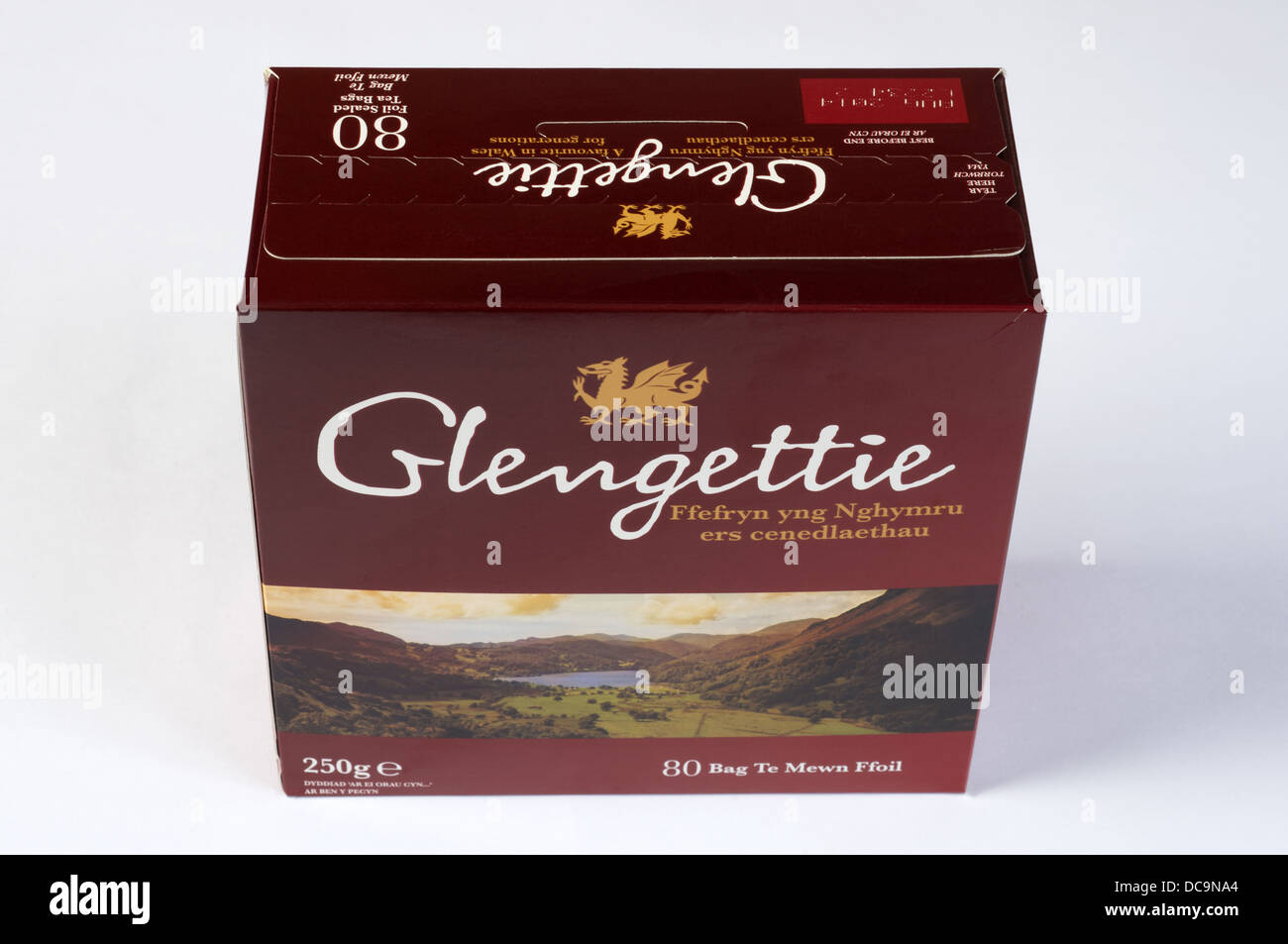 Glengettie Welsh tea bags Stock Photo