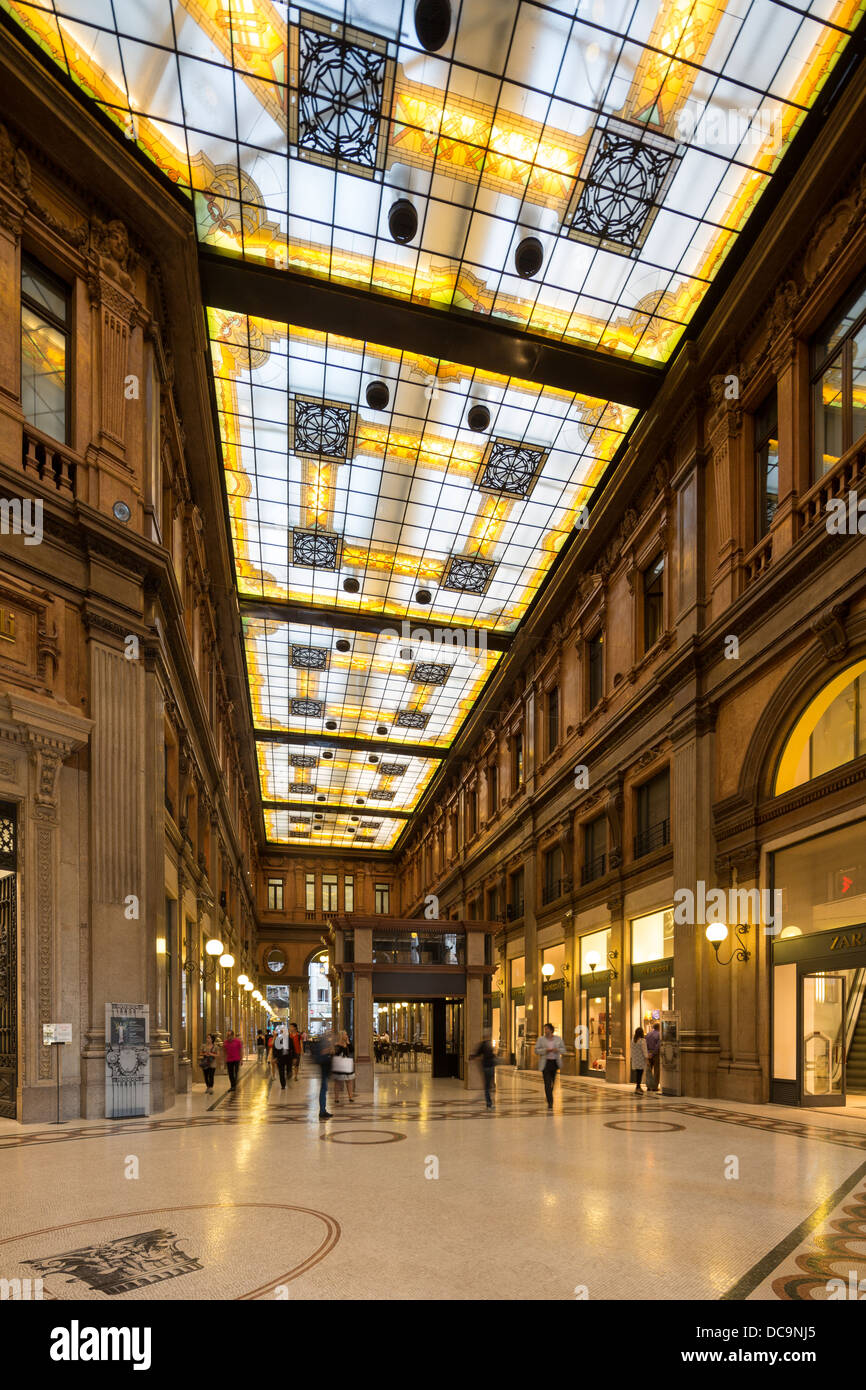 Galleria Alberto Sordi, formerly Galleria Colonna, Via del Corso, Rome, Italy Stock Photo