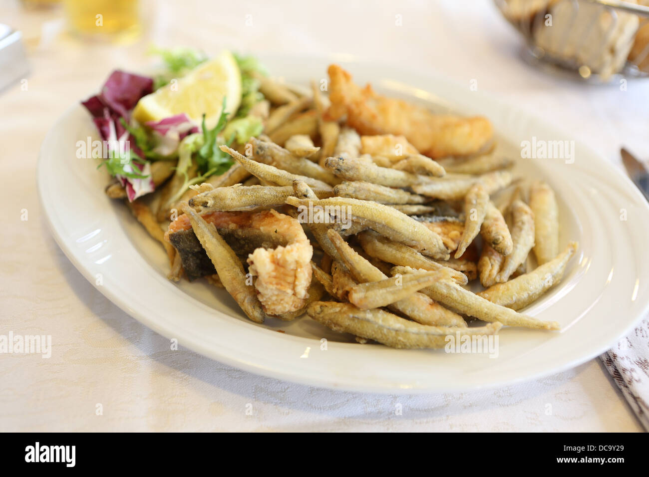 Italian fried fish Stock Photo Alamy