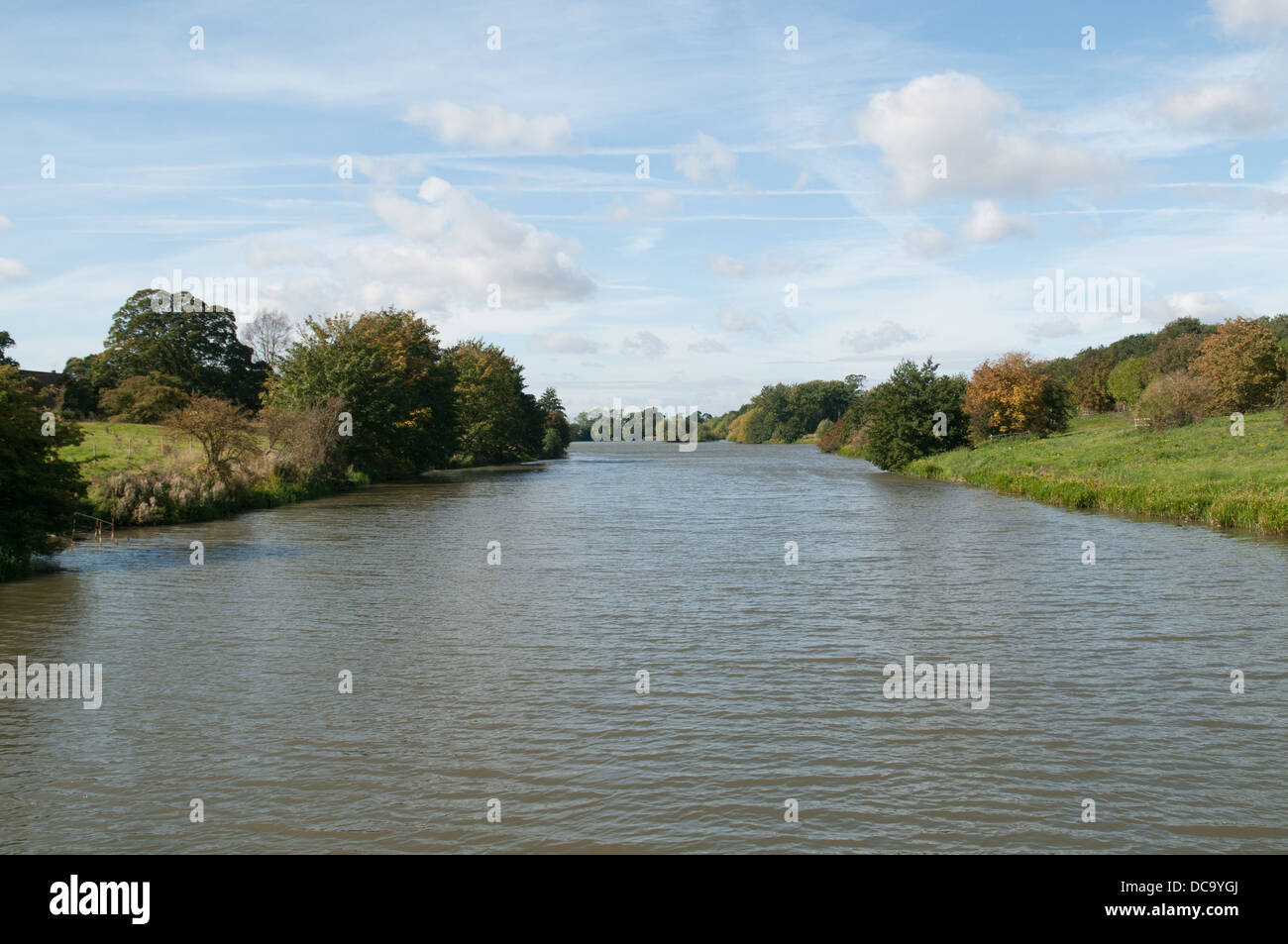 Pond in Lincolnshire, England, UK Stock Photo Alamy