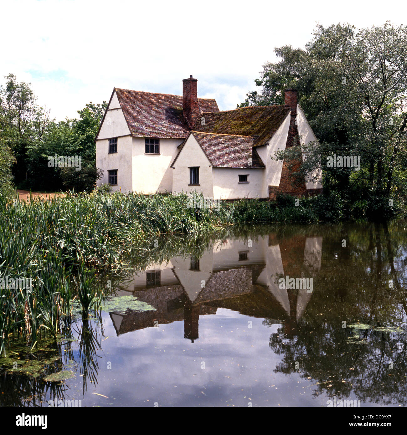 Willy Lotts Cottage along the River Stour, Flatford, East Bergholt