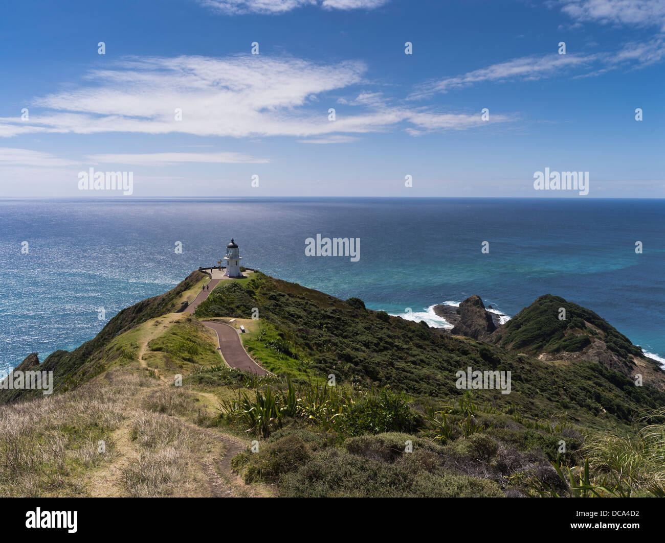 dh Cape Reinga Lighthouse CAPE REINGA NEW ZEALAND People lighthouse Stock  Photo - Alamy