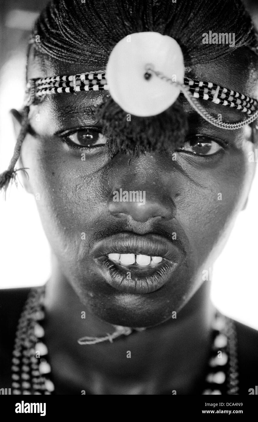 Masai tribe Black and White Stock Photos & Images - Alamy