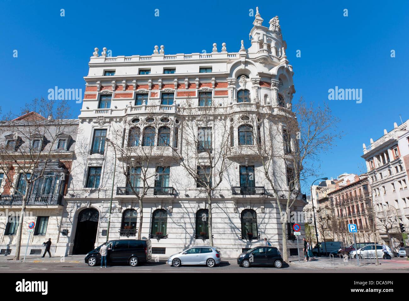 Hotel AC Palacio del Retiro, Madrid, Spain Stock Photo ...