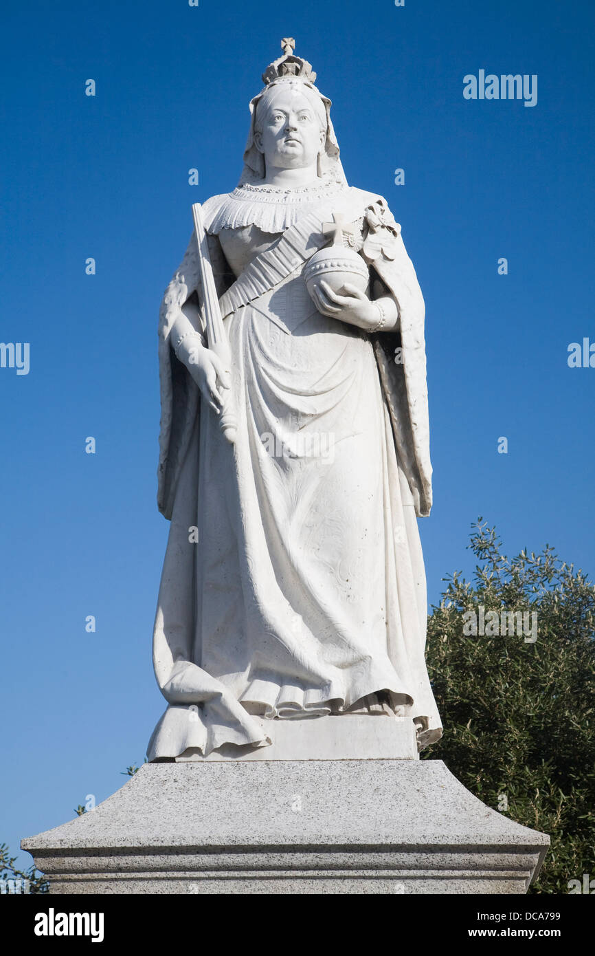Queen Victoria statue Dovercourt, Harwich, Essex, England Stock Photo