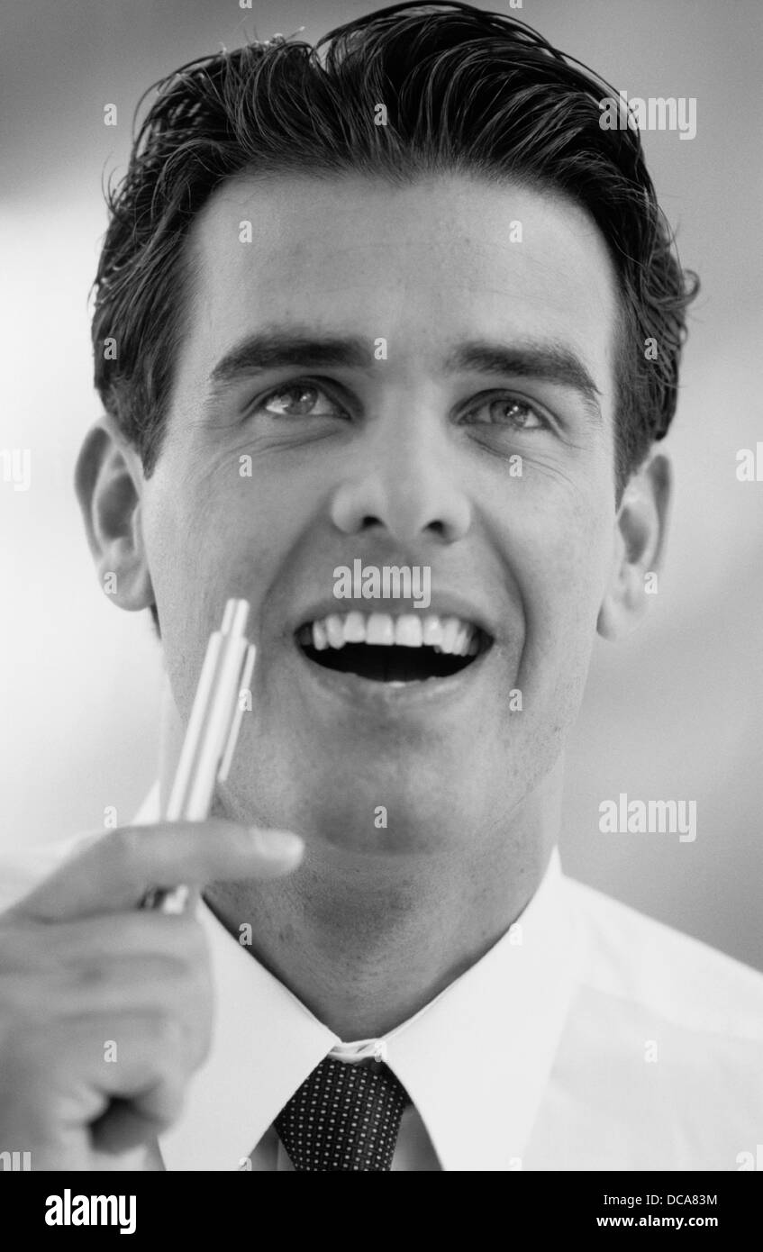 Happy business generation Black and White Stock Photos & Images - Alamy