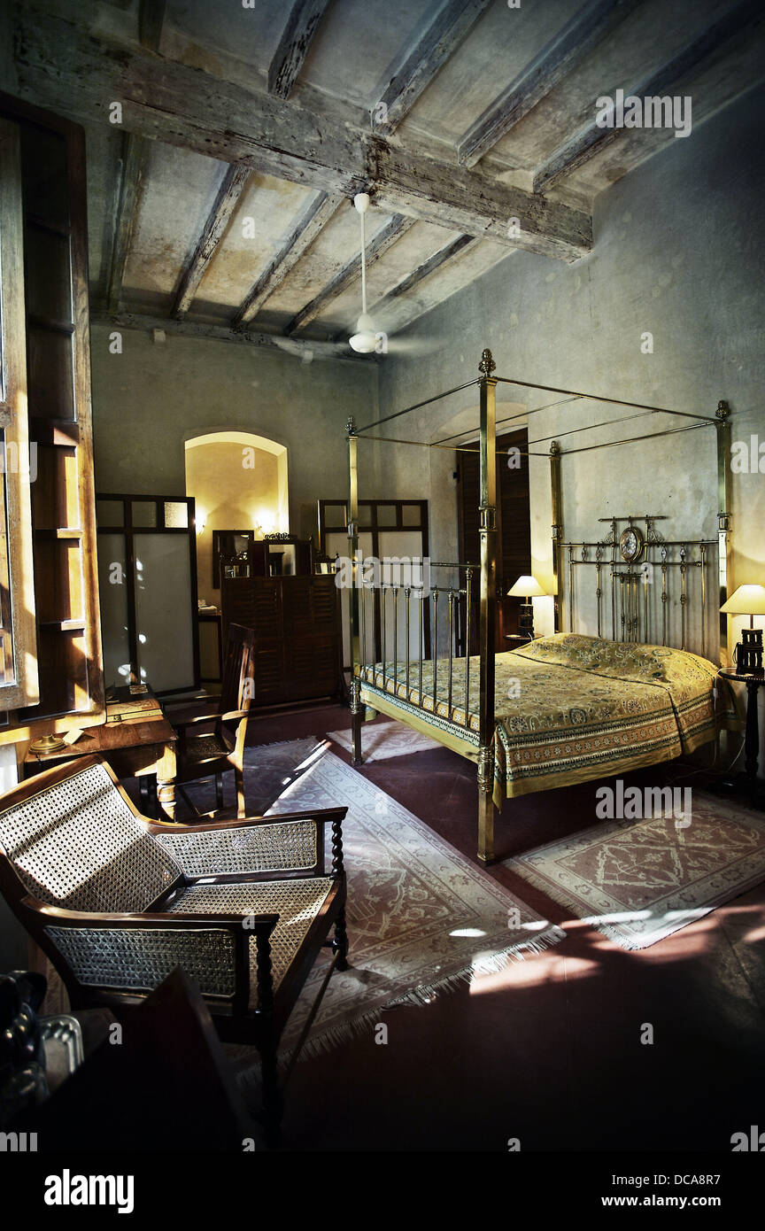 Hotel de l´Orient, Pondicherry. Tamil Nadu, India Stock Photo