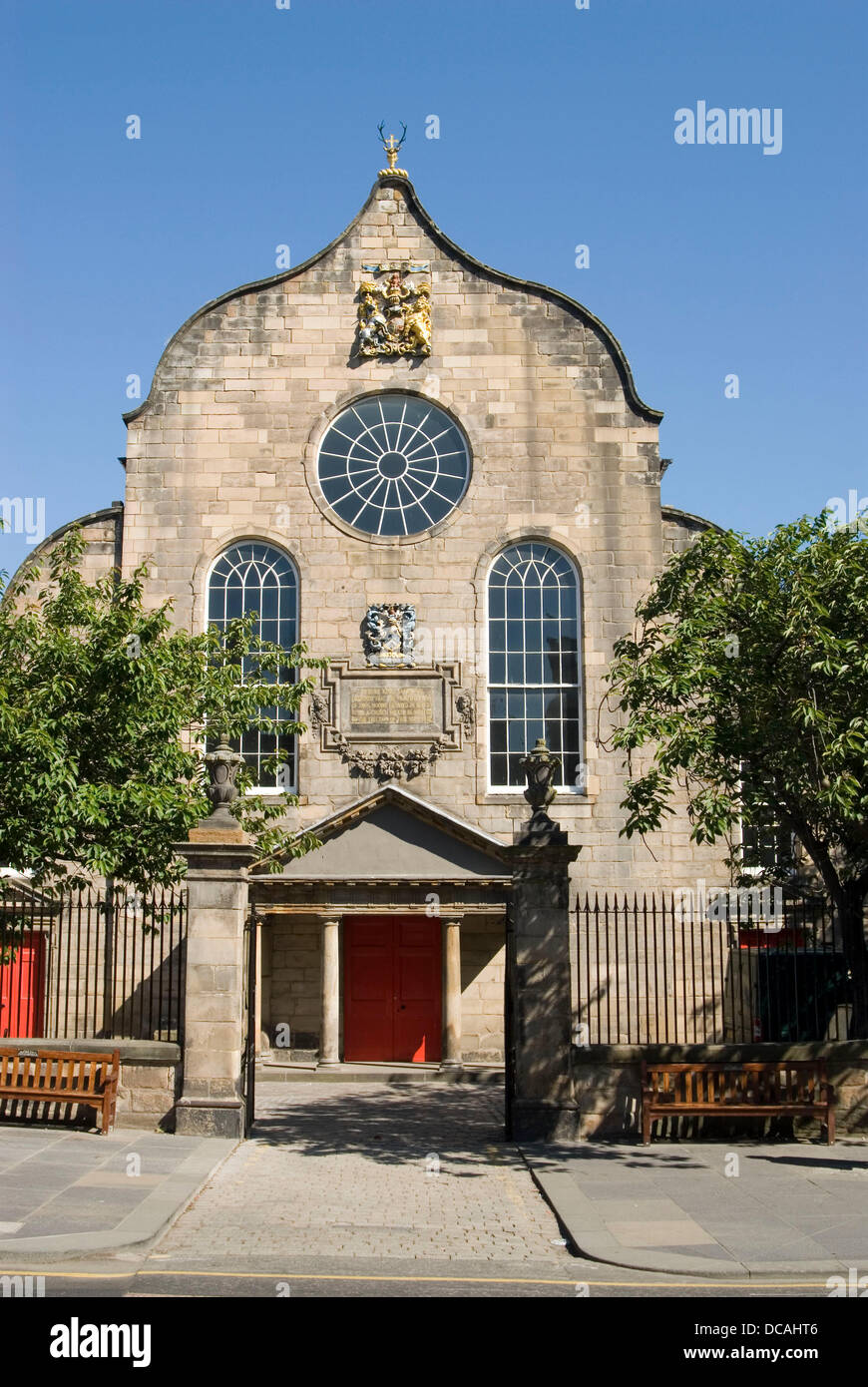 Canongate Church. The Royal Mile. Edinburgh. Scotland. UK. Stock Photo