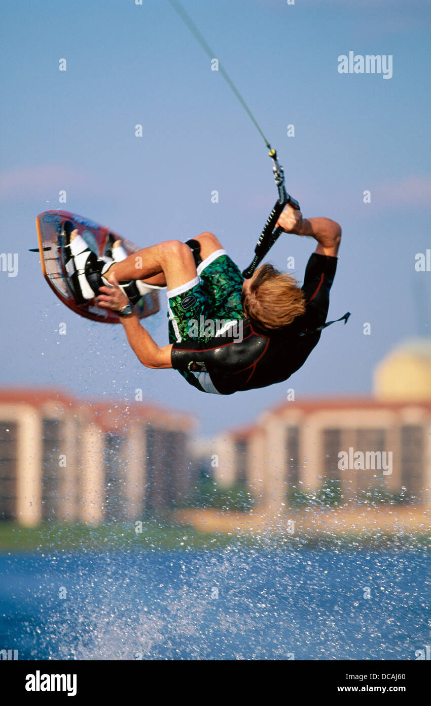 Wakeboarding. Winter Park. Florida. USA Stock Photo Alamy
