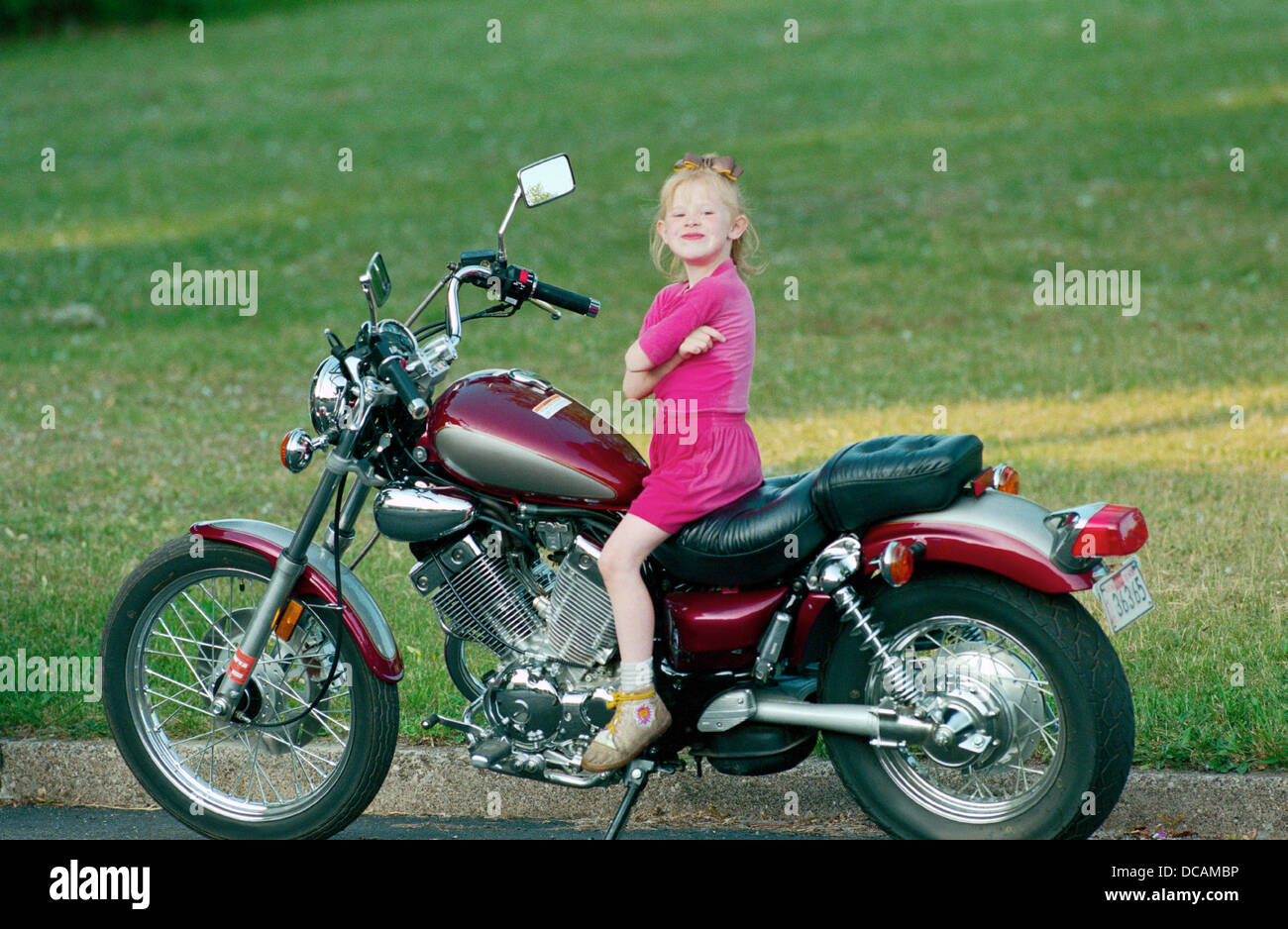 Little girl hotsell riding motorcycle