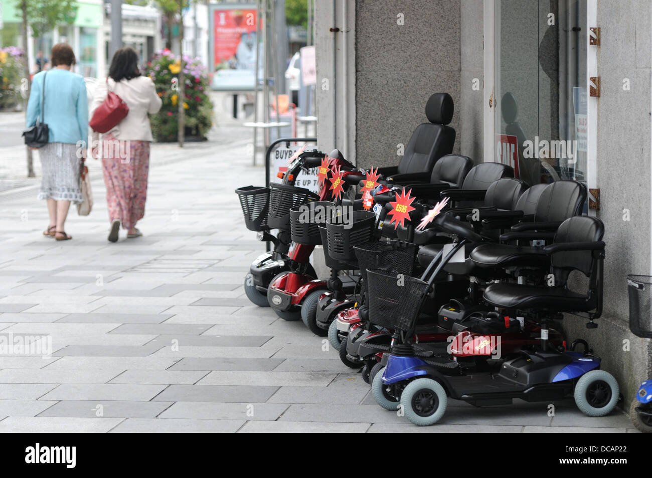 Motability scooters for sale in Plymouth , Devon Stock Photo Alamy